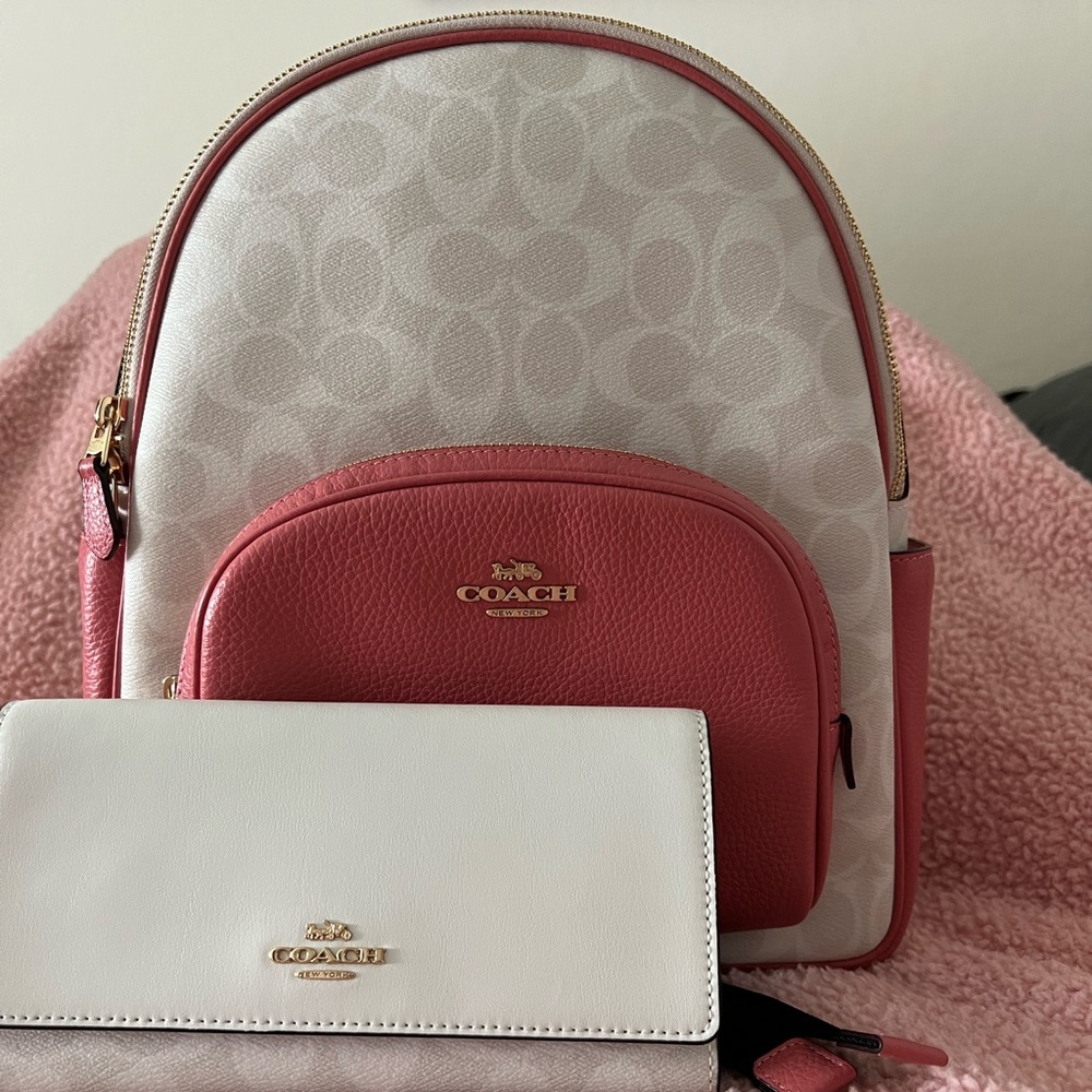 Coach Backpack and Wallet